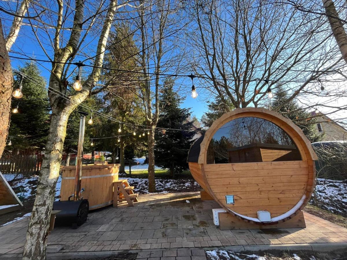 Vila Przystanek Jeziorna 49 Perlino Exteriér fotografie